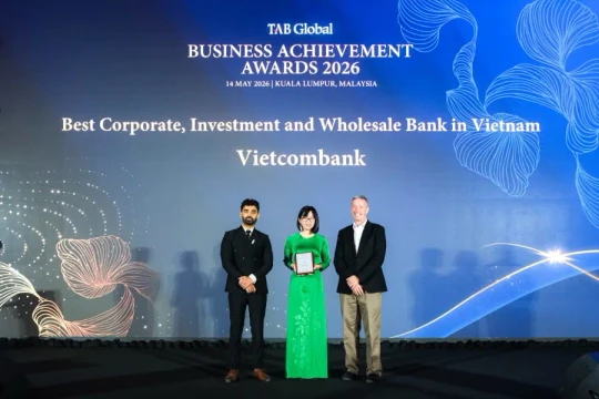 Vietcombank được vinh danh 7 giải thưởng tại The Asian Banker Summit 2026