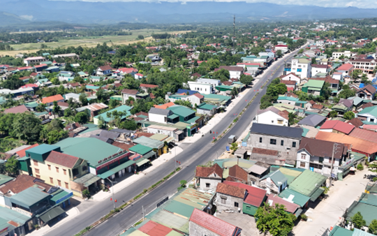 Hương Khê chuyển mình từ đầu tư hạ tầng đô thị thích ứng biến đổi khí hậu