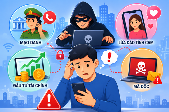 TP. Hồ Chí Minh: Cảnh báo nhiều thủ đoạn lừa đảo trên không gian mạng
