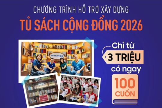 Hỗ trợ xây dựng tủ sách cộng đồng, thúc đẩy văn hóa đọc