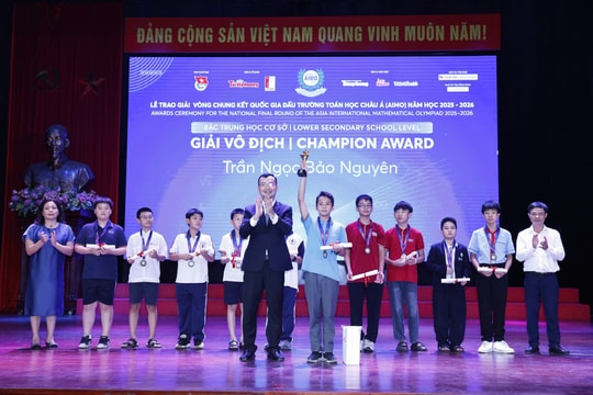 Chung kết quốc gia Đấu trường Toán học châu Á: Hà Nội dẫn đầu về tổng số giải