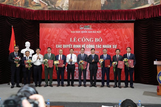 Đại học Quốc gia Hà Nội bổ nhiệm một loạt hiệu trưởng cho một chu kỳ phát triển mới