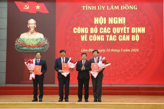Lâm Đồng điều động, bổ nhiệm 10 cán bộ lãnh đạo chủ chốt