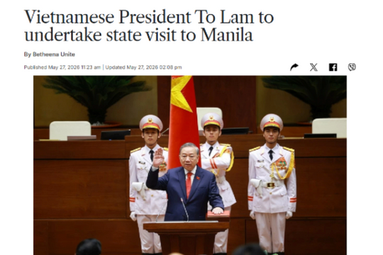 Philippines chờ đón chuyến thăm của Tổng Bí thư, Chủ tịch nước Tô Lâm