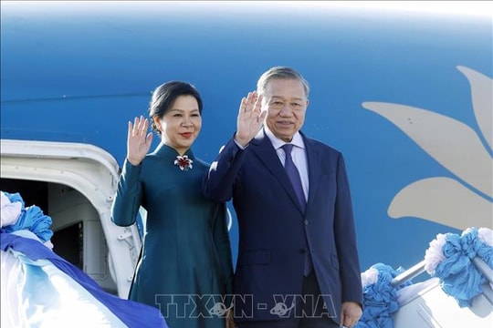 Tổng Bí thư, Chủ tịch nước Tô Lâm đến Bangkok tiếp tục chuyến thăm chính thức Thái Lan