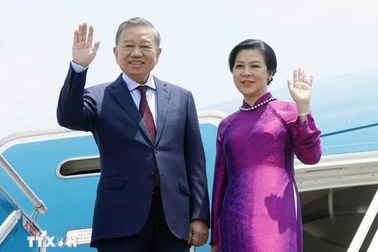 Tổng Bí thư, Chủ tịch nước Tô Lâm và Phu nhân lên đường thăm chính thức Vương quốc Thái Lan