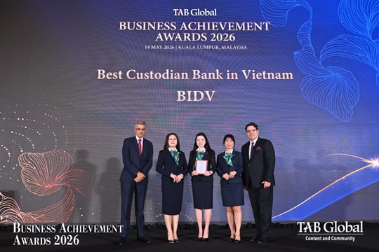 BIDV giữ vững vị thế Ngân hàng lưu ký tốt nhất Việt Nam