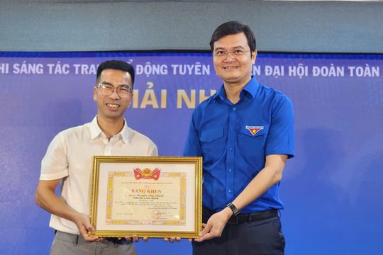 1.852 tác phẩm dự thi tranh cổ động, tuyên truyền Đại hội Đoàn toàn quốc
