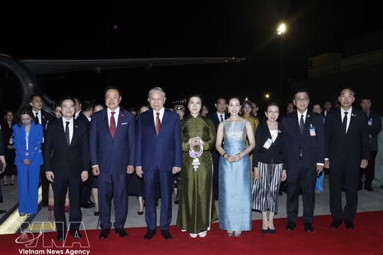 Top Vietnamese leader concludes official visit to Thailand