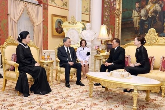 Tổng Bí thư, Chủ tịch nước Việt Nam Tô Lâm hội kiến Nhà Vua Thái Lan