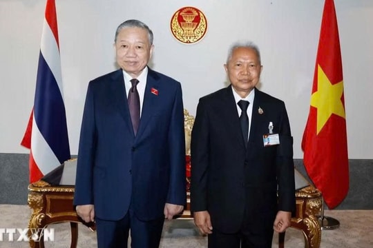 Tổng Bí thư, Chủ tịch nước Tô Lâm hội kiến Chủ tịch Quốc hội Thái Lan