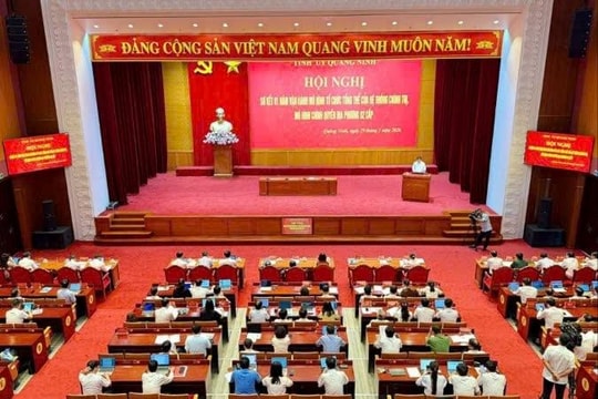 Quảng Ninh sơ kết 1 năm vận hành bộ máy của hệ thống chính trị và chính quyền địa phương 2 cấp