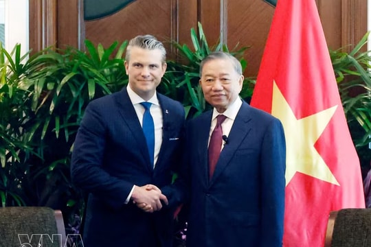 Top Vietnamese leader receives foreign defence ministers on Shangri-la Dialogue sidelines
