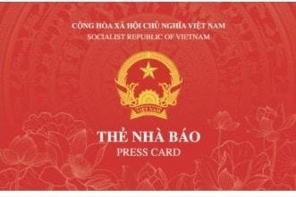 Bộ Văn hóa, Thể thao và Du lịch ban hành mẫu thẻ nhà báo mới