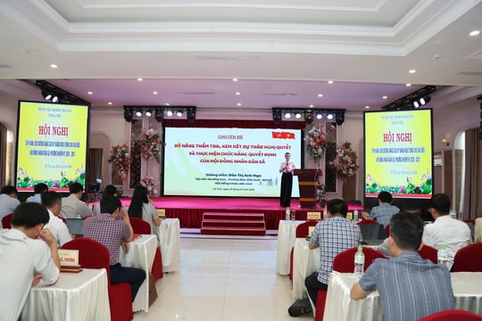 Hà Tĩnh: Gần 700 đại biểu HĐND cấp xã tham gia tập huấn nâng cao kỹ năng hoạt động