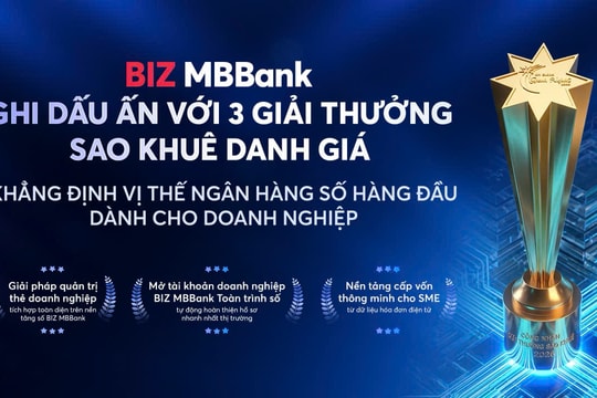 MB ghi dấu ấn với 5 giải thưởng Sao Khuê 2026