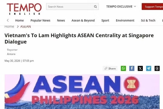 Indonesian media praise top leader’s message on ASEAN centrality