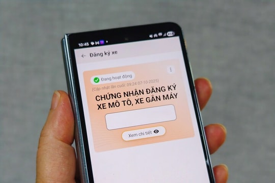 Từ ngày 8/6, dữ liệu đăng ký xe sẽ tích hợp trên VNeID và VNeTraffic