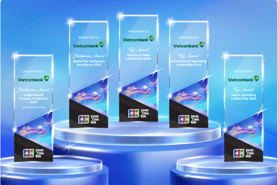 Vietcombank nhận nhiều giải thưởng tại Hội nghị JCB Việt Nam 2026