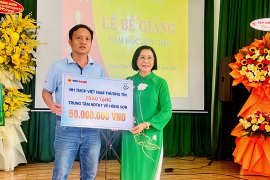 Vietbank đồng hành cùng Trung tâm nuôi dạy trẻ khuyết tật Võ Hồng Sơn