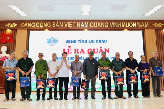 Lai Châu: Ra quân khám sức khỏe miễn phí cho trên 185.000 người dân