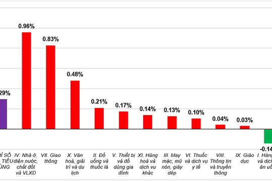 Giá điện, xăng và chi phí du lịch đẩy CPI tháng 5 tăng 0,29%