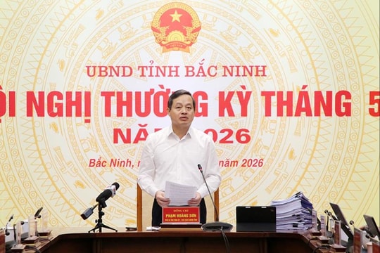 Bắc Ninh: Tổ chức hội nghị thường kỳ tháng 5/2026