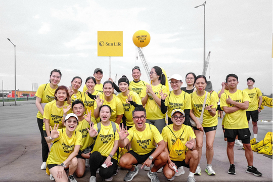 Sun Life Việt Nam đồng hành cùng Children’s Cancer Run 2026, lan tỏa hy vọng cho trẻ em mắc ung thư