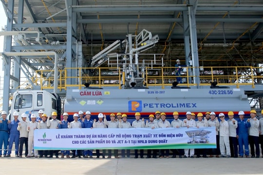 Nhà máy lọc dầu Dung Quất tăng 45% năng lực xuất sản phẩm bằng đường bộ