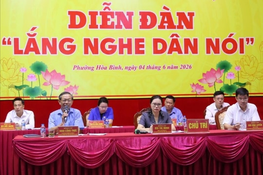 Phú Thọ: Tổ chức diễn đàn “Lắng nghe người dân nói”