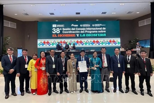 Phong Nha - Kẻ Bàng được vinh danh Khu Dự trữ sinh quyển thế giới