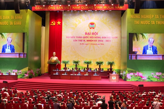 Đại hội toàn quốc Hội Nông dân Việt Nam lần thứ IX khai mạc ngày làm việc đầu tiên