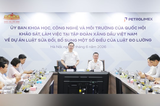 Đoàn công tác của Ủy ban Khoa học, Công nghệ và Môi trường làm việc với Tập đoàn Xăng dầu Việt Nam