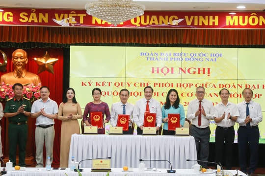 Đoàn ĐBQH TP. Đồng Nai ký kết quy chế phối hợp, nâng cao hiệu quả hoạt động nhiệm kỳ 2026 – 2031