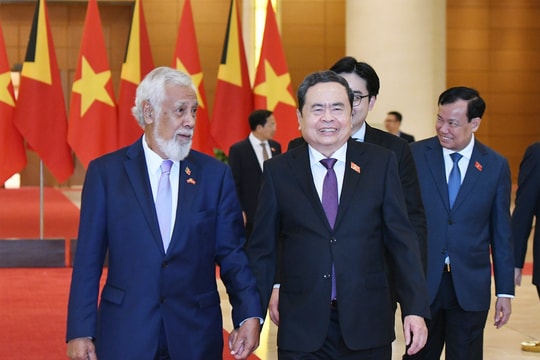Chủ tịch Quốc hội Trần Thanh Mẫn hội kiến Thủ tướng Timor-Leste Kay Rala Xanana Gusmão