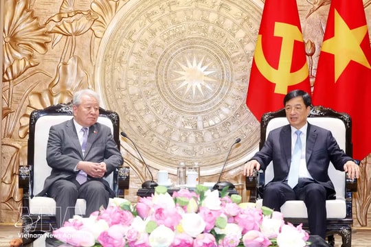 Party official, JICA President discuss expanding leadership training cooperation