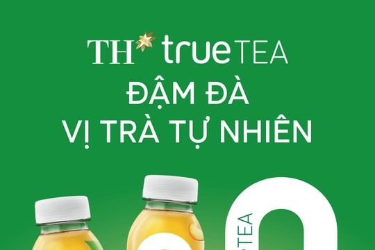 Tập đoàn TH ra mắt Trà không đường TH true TEA