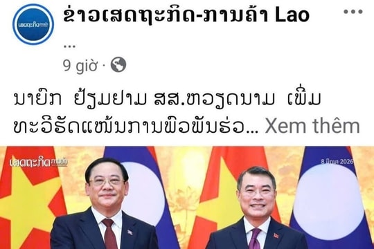 Lao media highlight deepening Vietnam–Laos cooperation