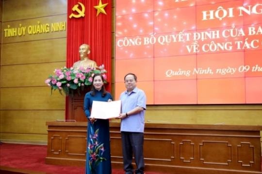 Bà Nguyễn Thị Hạnh giữ chức vụ Trưởng Ban Tuyên giáo và Dân vận Tỉnh ủy Quảng Ninh