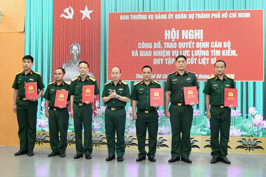 TP. Hồ Chí Minh: Bổ nhiệm, điều động lực lượng khảo sát, tìm kiếm, quy tập hài cốt liệt sĩ