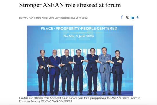 China Daily: Đoàn kết nội khối là yếu tố quyết định vai trò của ASEAN