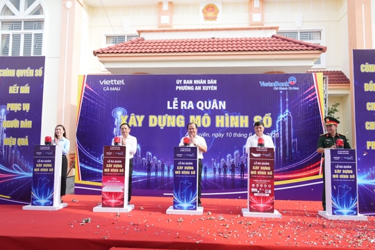 Cà Mau ra quân xây dựng mô hình số tại cơ sở