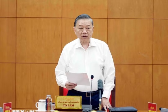 Tổng Bí thư, Chủ tịch nước Tô Lâm: Bảo vệ môi trường và thích ứng với biến đổi khí hậu là một trụ cột của mô hình phát triển mới
