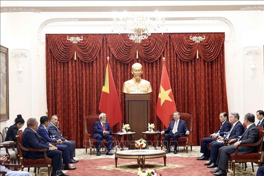 Tổng Bí thư, Chủ tịch nước Tô Lâm tiếp Thủ tướng Timor - Leste