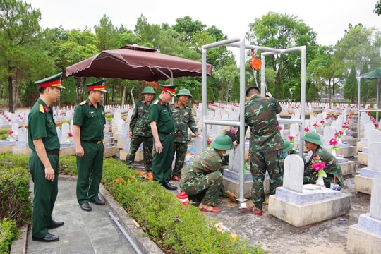 Quảng Trị: Tìm kiếm, quy tập được 4 hài cốt liệt sĩ tại khu vực Bệnh viện Đa khoa Thạch Hãn