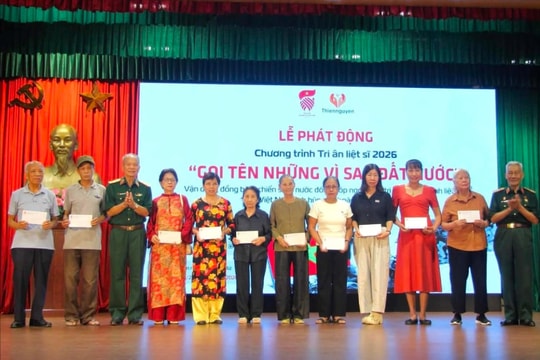 Phát động chương trình tri ân liệt sĩ “Gọi tên những vì sao đất nước”