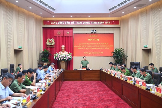Lấy ý kiến dự thảo Đề án “Nghiên cứu mô hình bảo đảm an ninh, trật tự, an toàn xã hội trong quản lý đô thị”