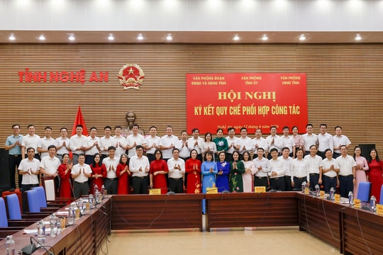 Nghệ An: Tăng cường phối hợp giữa các cơ quan tham mưu, giúp việc của tỉnh