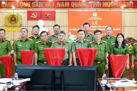 Công an Tây Ninh phát huy truyền thống thi đua yêu nước