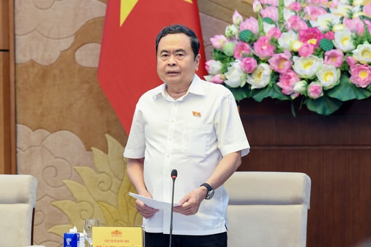 Chủ tịch Quốc hội Trần Thanh Mẫn chủ trì làm việc về công tác phối hợp phục vụ hoạt động đối ngoại Quốc hội